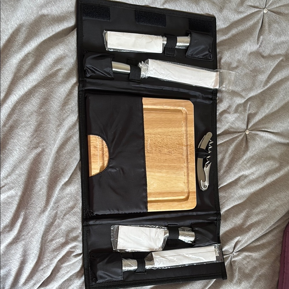 Portable Cheese Board Set with Tools